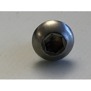 Socket Head Button Screw M6 x 8 - Stainless Steel Type 316 Socket Head Button Screw M6 x 8 - Stainless Steel Type 316